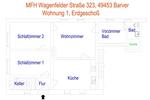 Erdgeschoßwohnung Rehden - 1.5 Zimmer, 82 m&sup2;, 550&euro; | Angebot:26166561