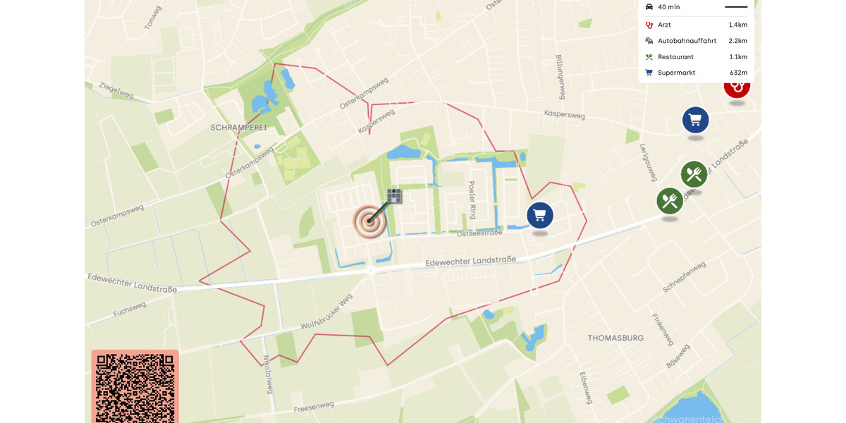 Dachgeschoßwohnung Oldenburg Eversten - 2 Zimmer, 66 m&sup2;, 940&euro; | Angebot:25366635