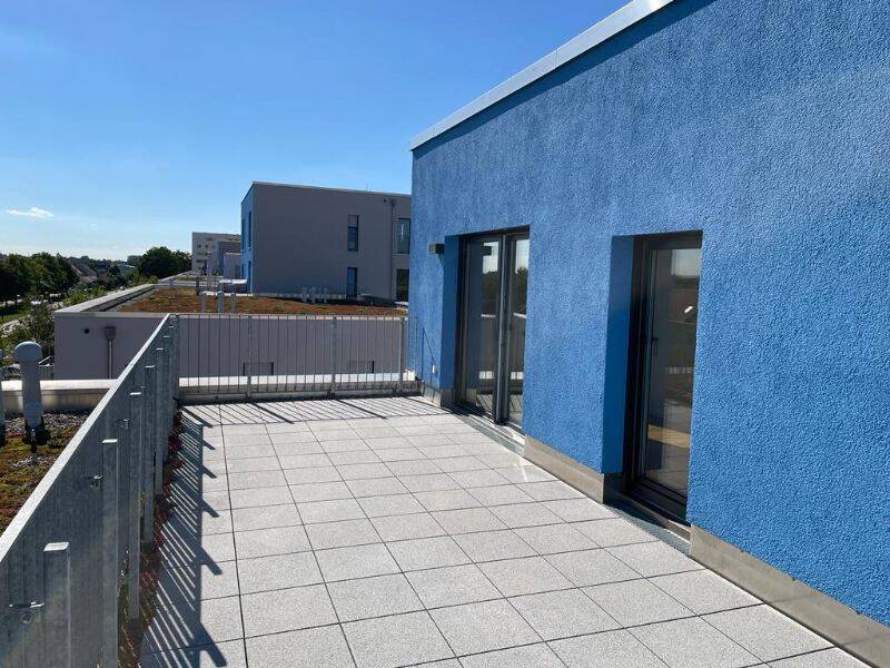 Sonne auf der tollen Dachterrasse genießen