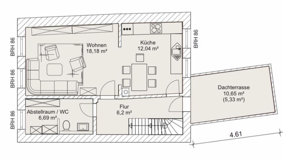 Reihenhaus Riesa - 5 Zimmer, 154 m&sup2;, 1.240&euro; | Angebot:26024926
