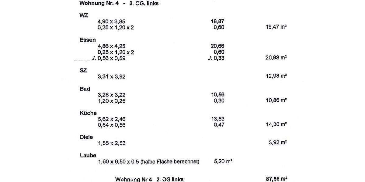 Etagenwohnung Lörrach - 3 Zimmer, 87 m&sup2;, 970&euro; | Angebot:25734285