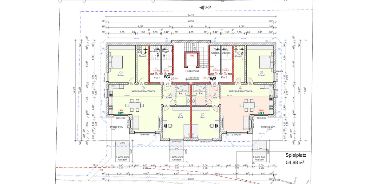 Etagenwohnung Netphen - 2 Zimmer, 90 m&sup2;, 1.000&euro; | Angebot:25178877