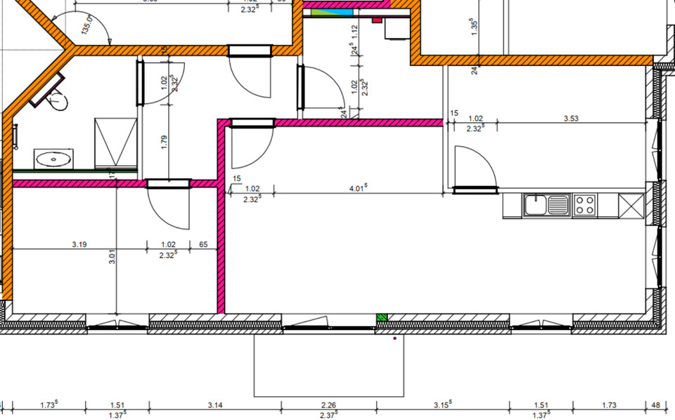 Etagenwohnung Schafflund - 3 Zimmer, 89 m&sup2;, 1.050&euro; | Angebot:24811302