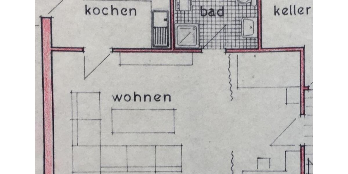 Erdgeschoßwohnung Siegen Kaan-Marienborn - 1 Zimmer, 43 m&sup2;, 335&euro; | Angebot:25569595