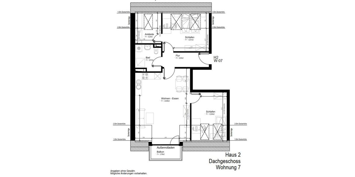 Etagenwohnung Sande - 3 Zimmer, 77 m&sup2;, 525&euro; | Angebot:24689267