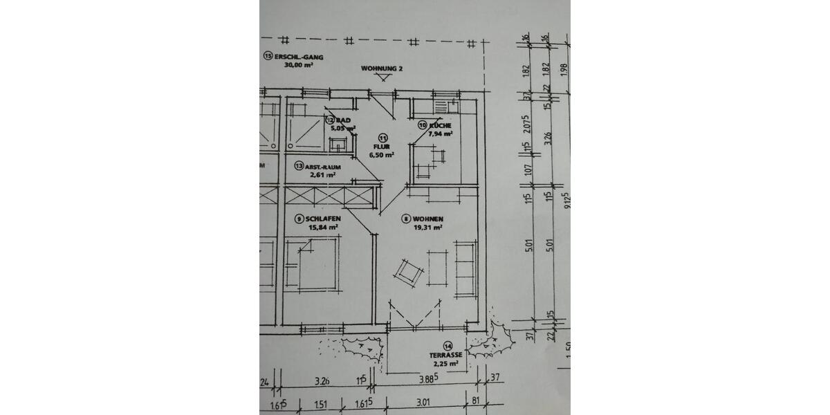 Dachgeschoßwohnung Warder - 2 Zimmer, 57 m&sup2;, 780&euro; | Angebot:24443704