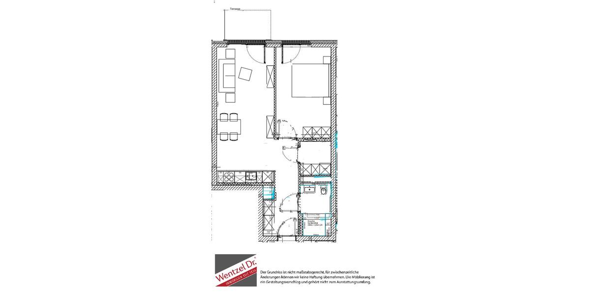 2-Raumwohnung in Potsdam Waldstadt 2 - Wentzel Dr. - 2 zimmer