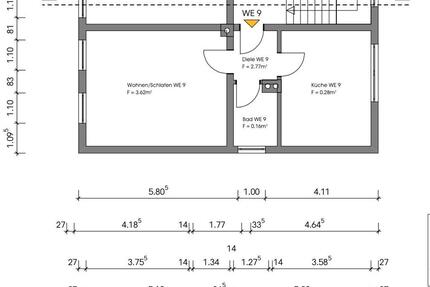 Wohnung Bergkamen - 2 Zimmer, 42 m&sup2;, 465&euro; | Angebot:26588811