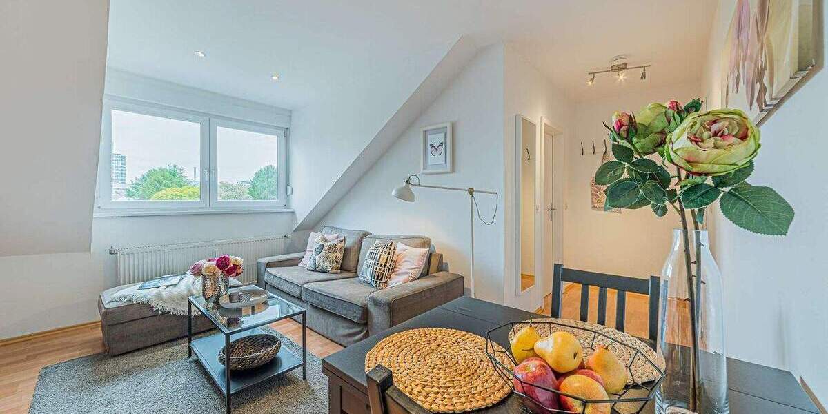 Etagenwohnung Frankfurt am Main Sachsenhausen - 2 Zimmer, 60 m&sup2;, 1.650&euro; | Angebot:25107450