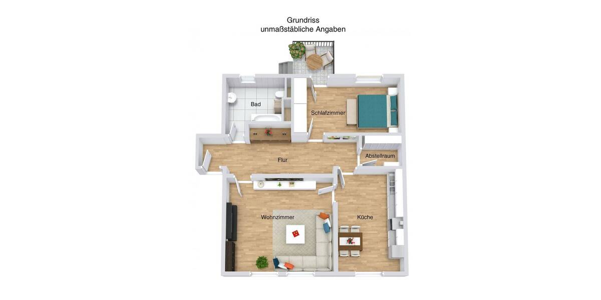 Etagenwohnung Celle Neuenhäusen - 2 Zimmer, 86 m&sup2;, 774&euro; | Angebot:26570532