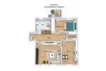 Etagenwohnung Celle Neuenhäusen - 2 Zimmer, 86 m&sup2;, 774&euro; | Angebot:26570532