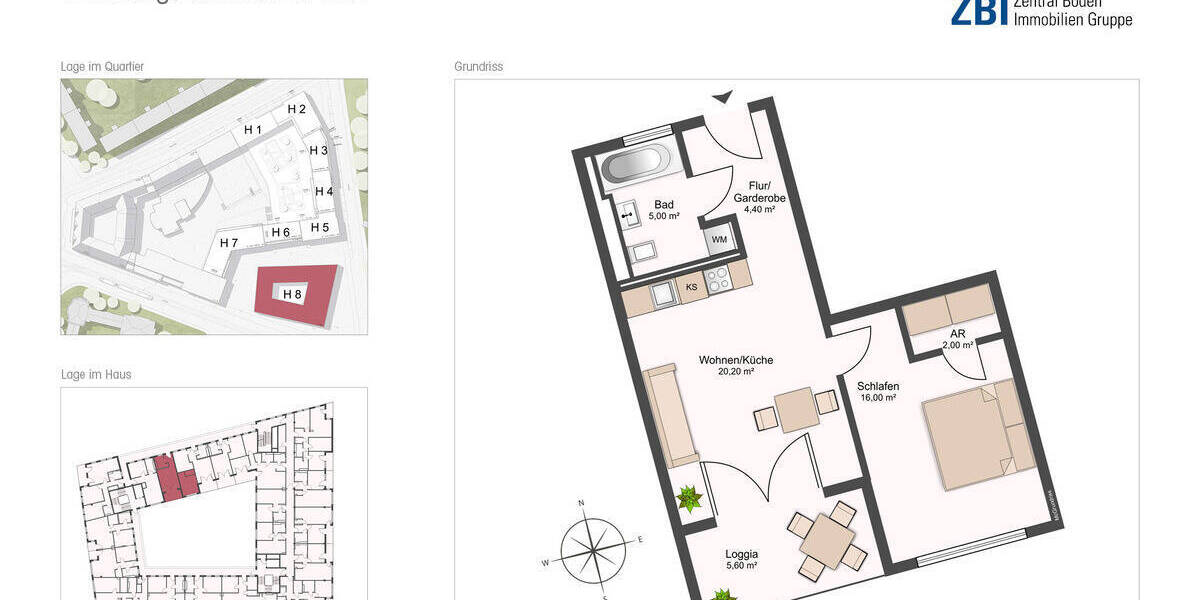 Etagenwohnung Dresden Johannstadt-Süd - 2 Zimmer, 50 m&sup2;, 770&euro; | Angebot:25970016