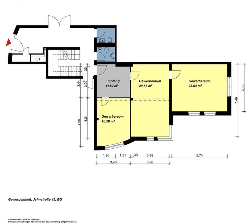 Achtung ... lukrative Gewerbefläche! zimmer