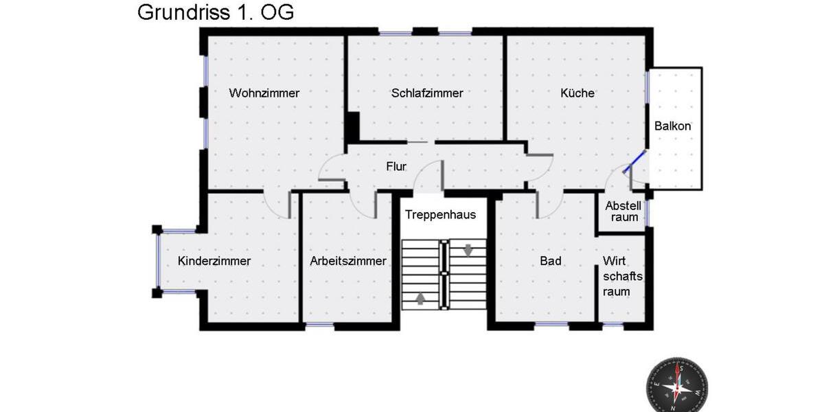 ***RESERVIERT*** 96m² | 4-Raum Wohnung | Mietwohnung | EBK Küche | Kamin | Balkon | Parken | Keller 4 zimmer