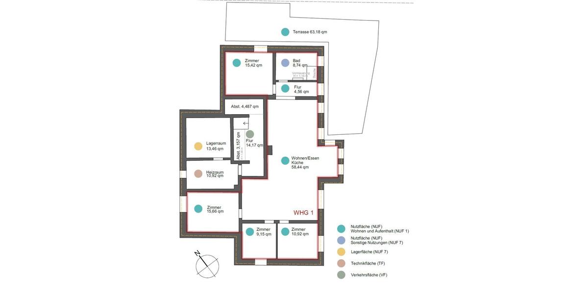 Etagenwohnung Adelsdorf - 5 Zimmer, 123 m&sup2;, 1.600&euro; | Angebot:26464645