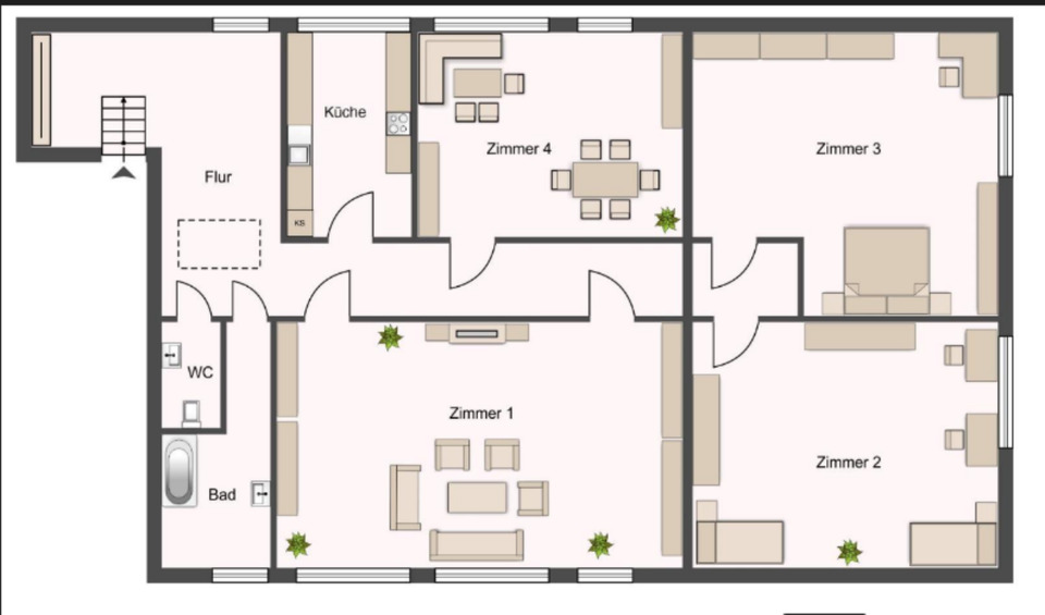 Etagenwohnung Hoisdorf - 4 Zimmer, 131 m&sup2;, 1.319&euro; | Angebot:24526245