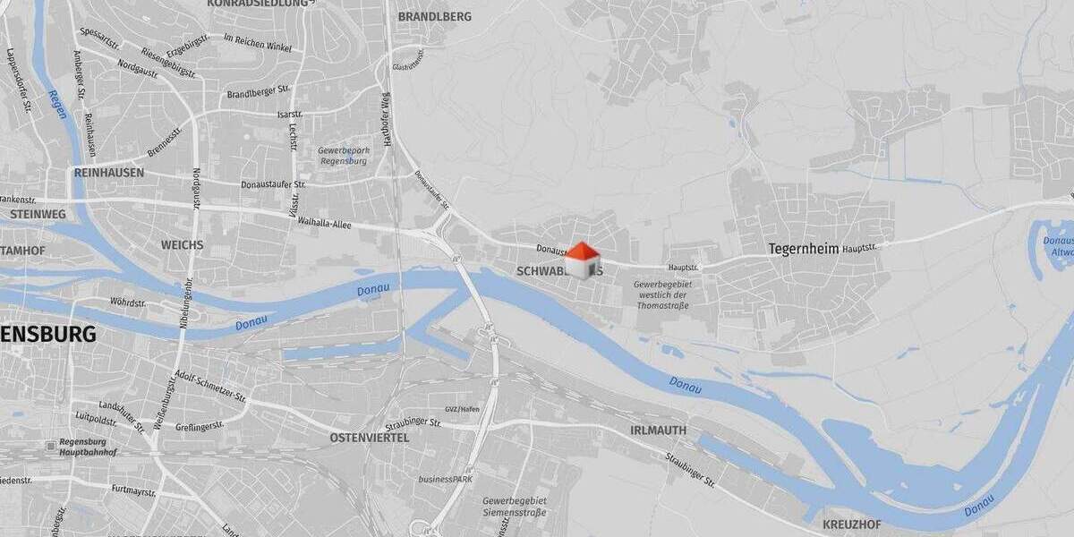 Etagenwohnung Regensburg / Schwabelweis Schwabelweis - 2 Zimmer, 59 m&sup2;, 980&euro; | Angebot:24967179