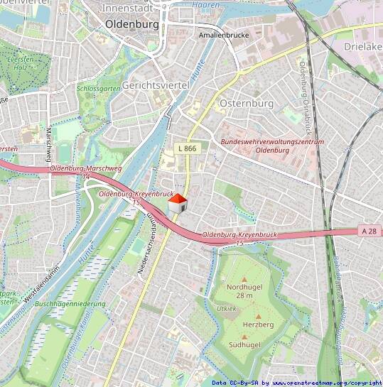 Etagenwohnung Oldenburg Osternburg - 4 Zimmer, 82 m&sup2;, 1.040&euro; | Angebot:26065098