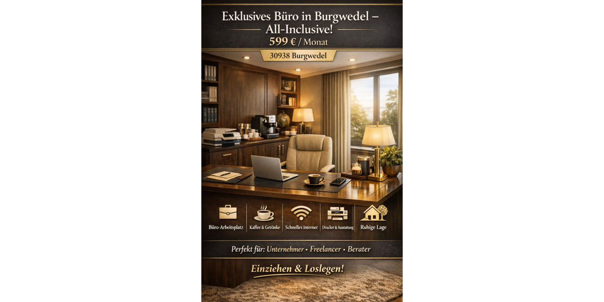 Gewerbeobjekt Burgwedel - 599&euro; | Angebot:25879771