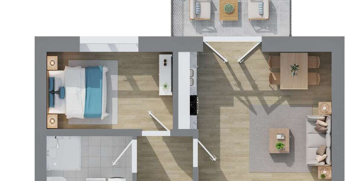 Etagenwohnung Scharbeutz - 2 Zimmer, 52 m&sup2;, 1.100&euro; | Angebot:26151827