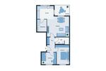 Erdgeschoßwohnung Wallenhorst - 3 Zimmer, 78 m&sup2;, 985&euro; | Angebot:26445882