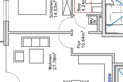 Wohnung Dortmund Huckarde - 2 Zimmer, 59 m&sup2;, 339&euro; | Angebot:26699612