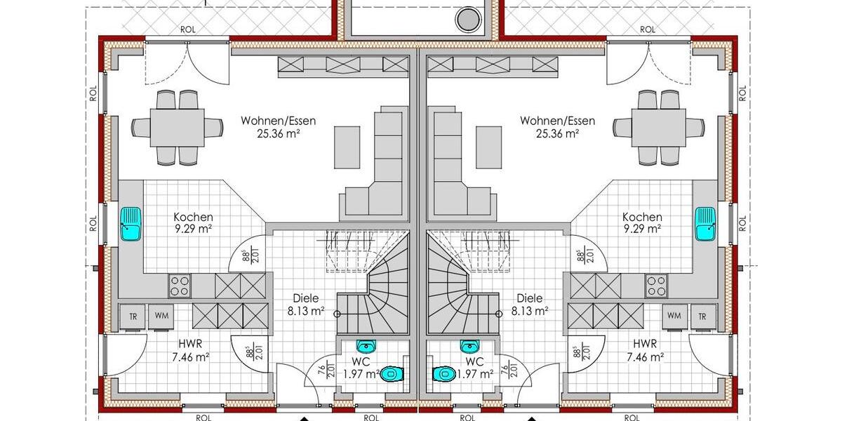 Doppelhaushälfte Sittensen - 4 Zimmer, 100 m&sup2;, 1.600&euro; | Angebot:26446082