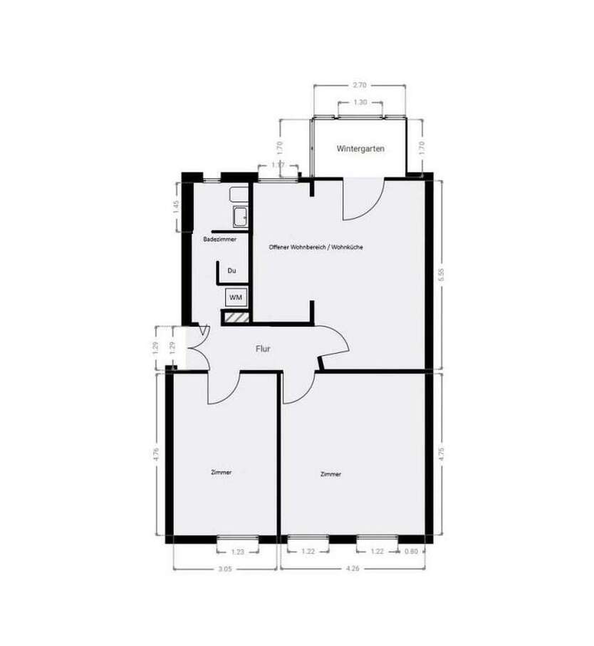 Wohnung zum Mieten in Eberswalde 981 € 75 m²