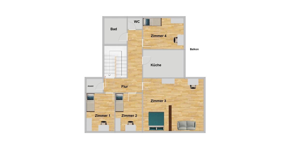 Wohnen auf Zeit Bad Kissingen - 4 Zimmer, 15 m&sup2;, 390&euro; | Angebot:26198456