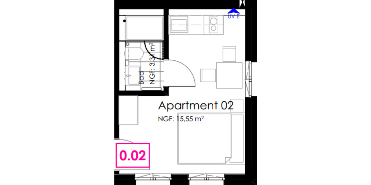 Wohnen auf Zeit Weimar - 1 Zimmer, 29 m&sup2;, 695&euro; | Angebot:24751379