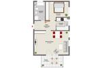 Etagenwohnung Ingolstadt - 2 Zimmer, 61 m&sup2;, 780&euro; | Angebot:26680228