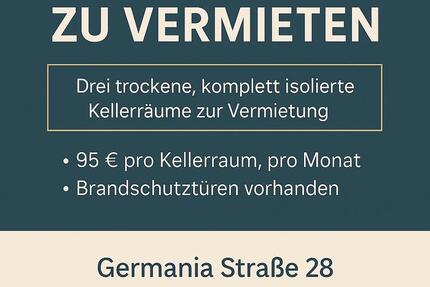 Kellerräume zu vermieten zimmer