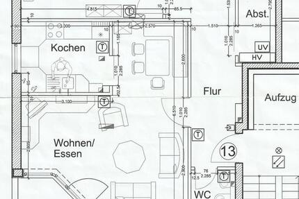 Barrierefreie Penthouse-Wohnung 83 m² in Obernburg 2 zimmer