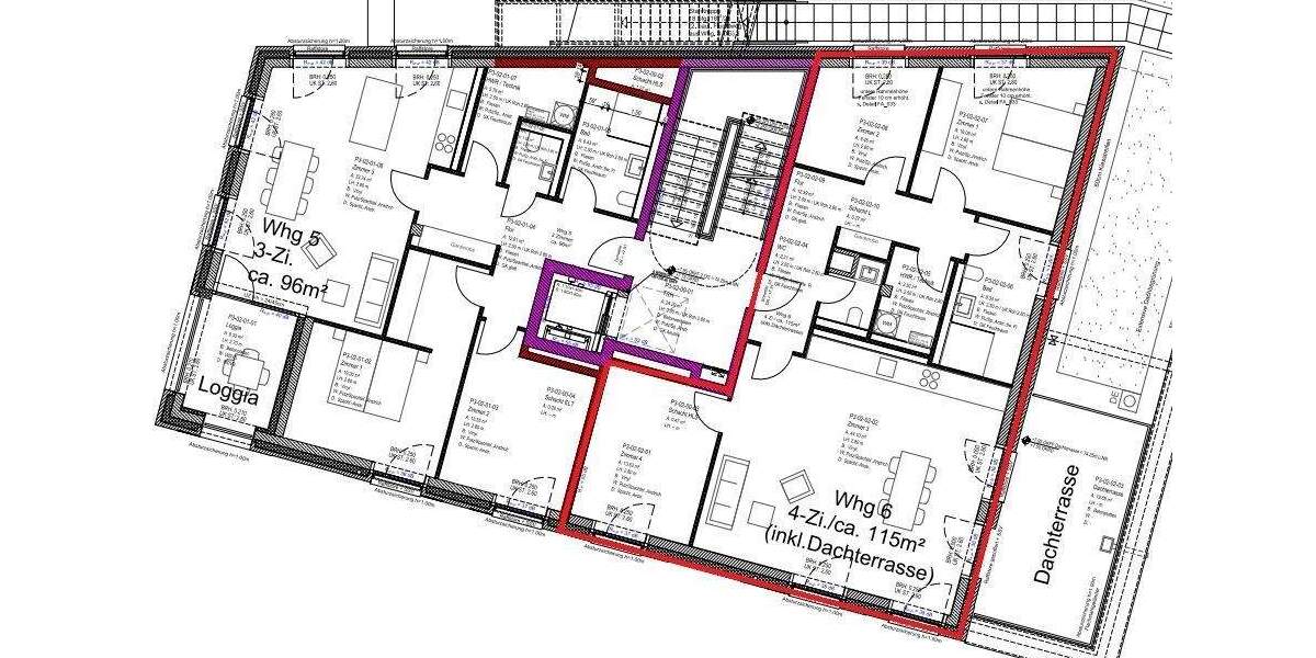 Etagenwohnung Ibbenbüren Stadt - 4 Zimmer, 115 m&sup2;, 1.380&euro; | Angebot:24461053
