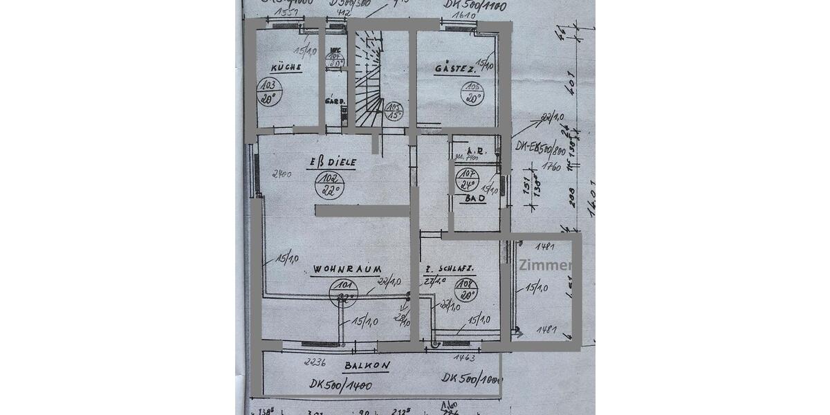 Etagenwohnung Ruppichteroth - 4 Zimmer, 140 m&sup2;, 1.100&euro; | Angebot:26122143