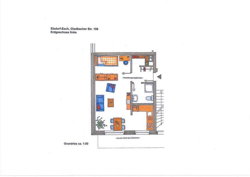 Wohnung zum Mieten in Elsdorf 300 € 38.12 m²