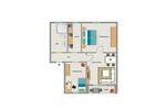 Etagenwohnung Dortmund Grevel - 3.5 Zimmer, 62 m&sup2;, 475&euro; | Angebot:26641592