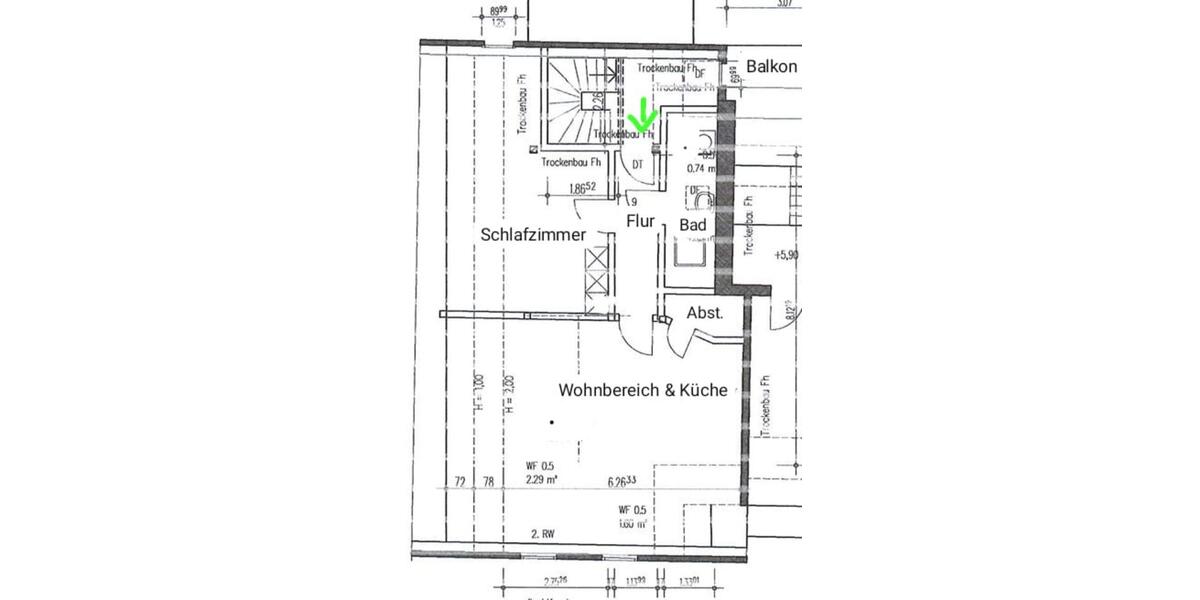 Dachgeschoßwohnung Oelde - 2 Zimmer, 65 m&sup2;, 795&euro; | Angebot:24570932