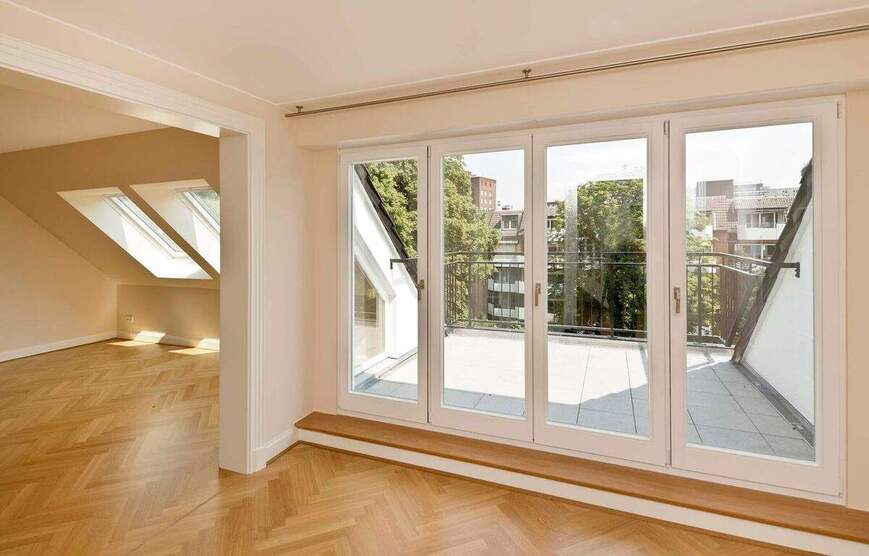 Cecilienallee: Premium-Maisonette mit Rheinblick, Klima, Einbauküche und Tiefgarage 3 zimmer