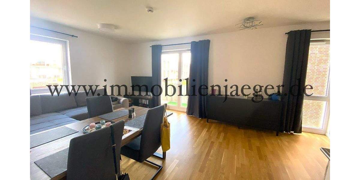 Neubaugebiet Jenfelder Au - großzügige Neubau-Wohnung - Balkon, offener EBK, Fahrstuhl, Fußboden 2 zimmer