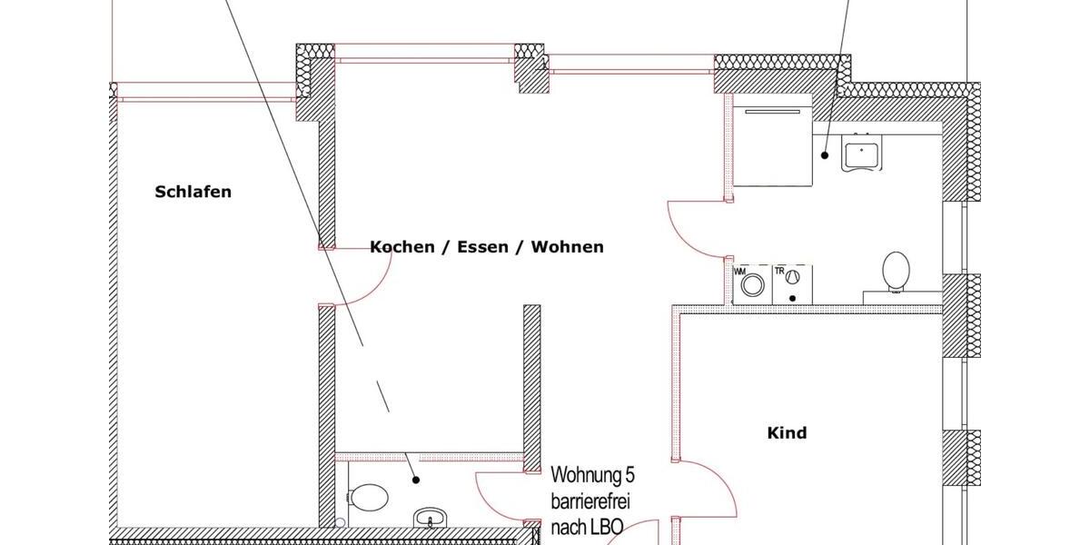 Erdgeschoßwohnung Treuchtlingen - 3 Zimmer, 90 m&sup2;, 900&euro; | Angebot:24689194