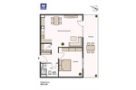 Terrassenwohnung Fürth Südstadt - 2 Zimmer, 61 m&sup2;, 1.220&euro; | Angebot:21870303
