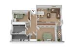 Etagenwohnung Bad Fallingbostel - 3 Zimmer, 72 m&sup2;, 550&euro; | Angebot:26562835