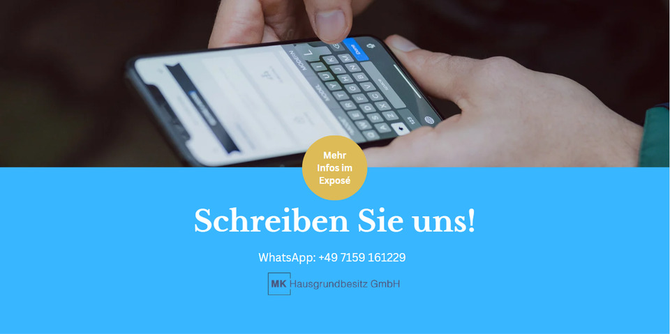 Erdgeschoßwohnung Renningen - 2 Zimmer, 56 m&sup2;, 850&euro; | Angebot:26698459