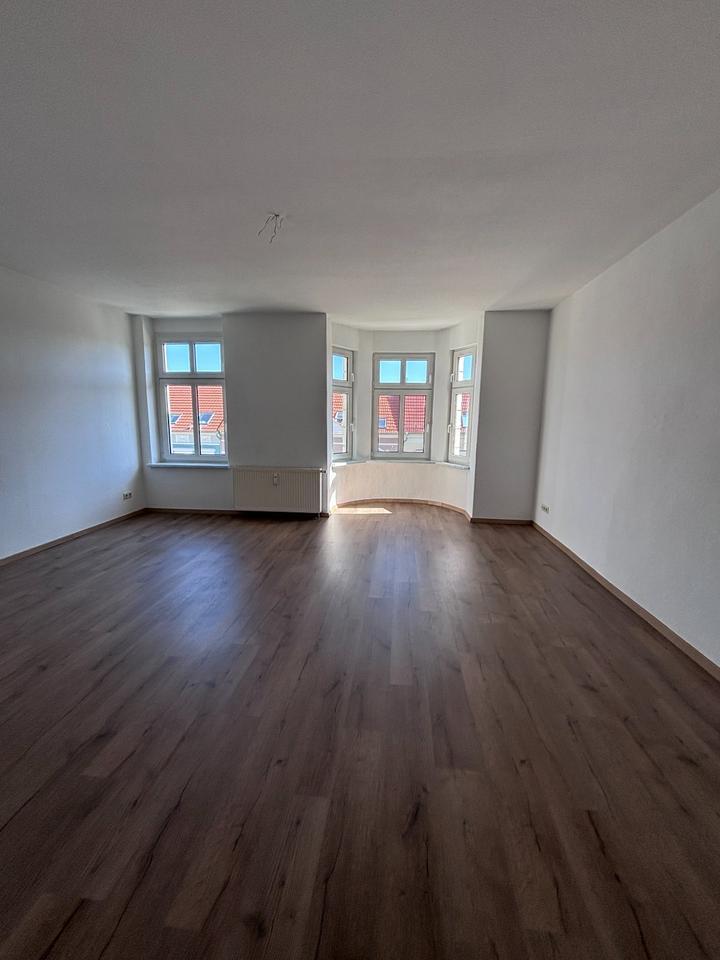 neue sanierte 3-Zimmer-Wohnung mit moderner Einbauküche, Laminatboden