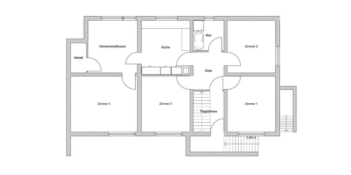 Etagenwohnung Fulda Aschenberg - 4 Zimmer, 106 m&sup2;, 480&euro; | Angebot:25640931