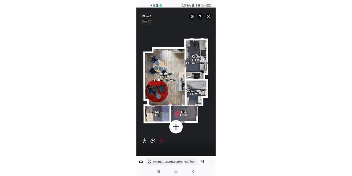 Bochum City Top-Lage ***** Apartment schick eingerichtet & ruhig 1.5 zimmer