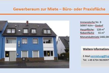 Gewerbeobjekt Köln Rodenkirchen - 1.482&euro; | Angebot:26486871