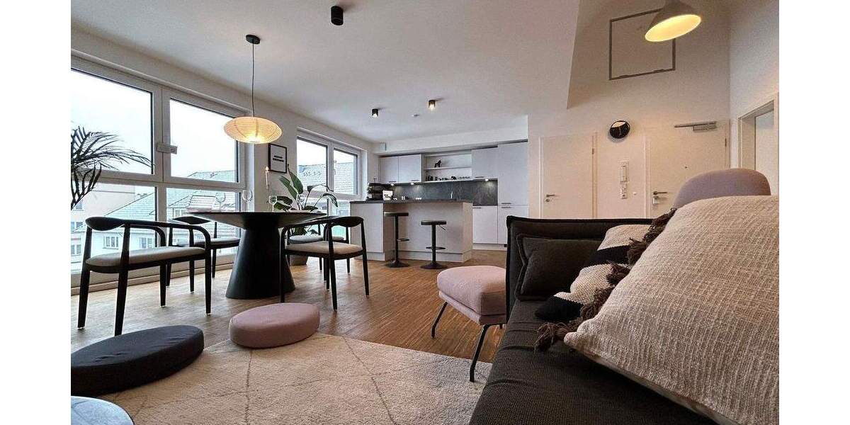 Neubau-gehobene 2-Zimmer Dachgeschosswohnung in Hainholz möbliert 2 zimmer