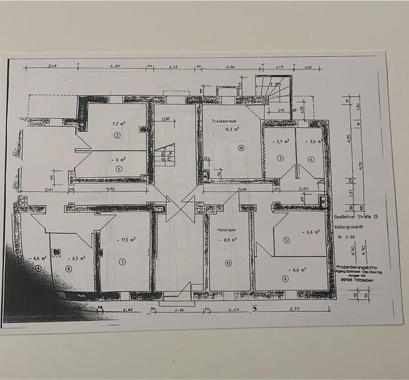 3 Zimmer Wohnung im 1.OG in Zeitz mit Einbauküche 73 qm